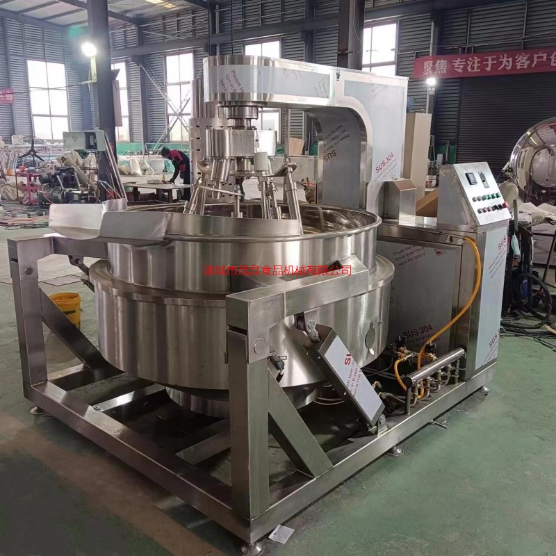 大型商用炒菜機牛肉醬料多爪行星攪拌炒鍋不銹鋼攪拌機自動火鍋底料熬制鍋